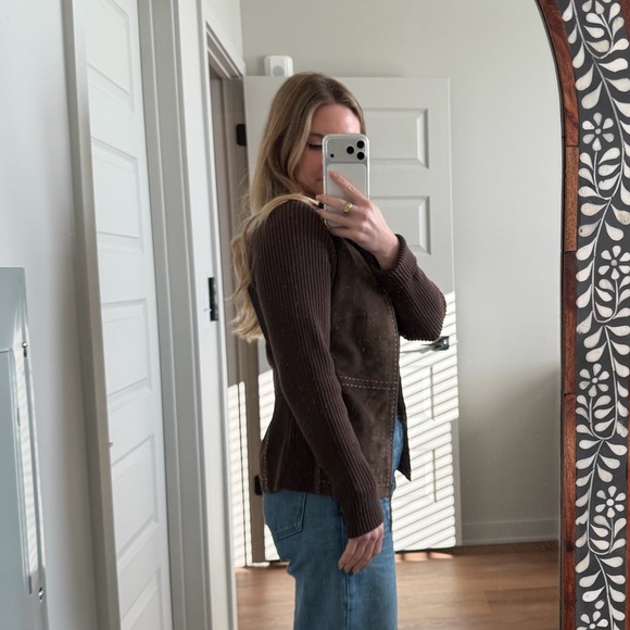 Vintage New Frontier Brown Suede Jacket - Picture 2 of 8